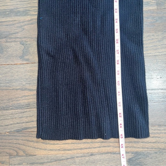 ASTR the Label Black Long Sleeve Ribbed Turtleneck Midi Sweater Dress Small NWT - Picture 7 of 9